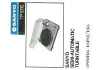 Sanyo TP-1010 - Owners Manual 